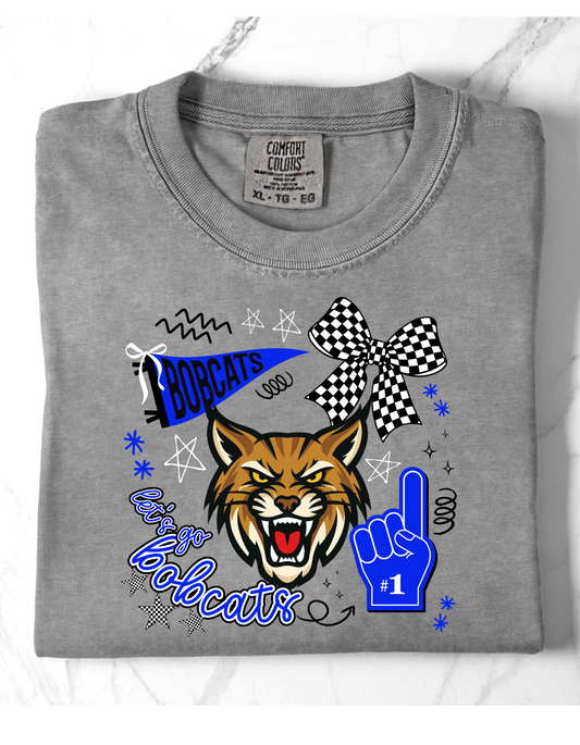 GREY LETS GO BOBCATS