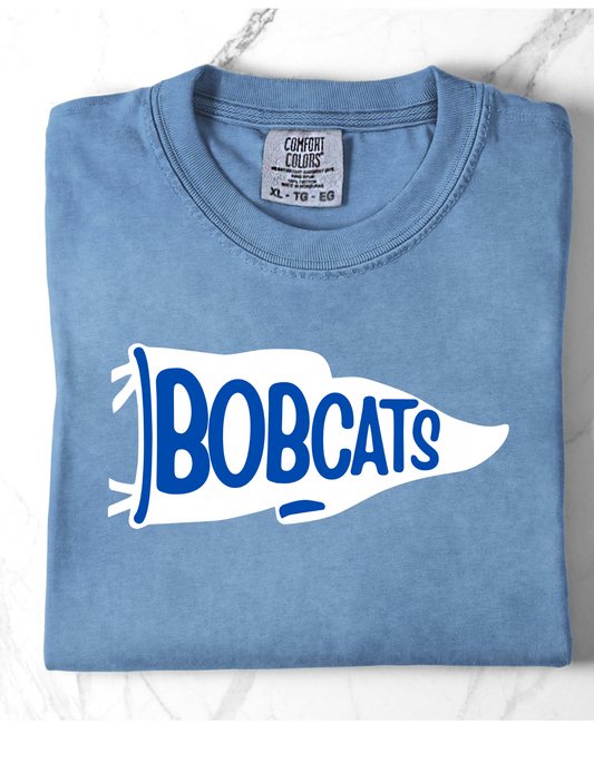 WASHED DENIM PENNANT FLAG